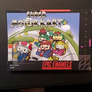 Mario Kart themed pin
